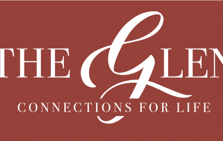Glen-maroon-background-logo